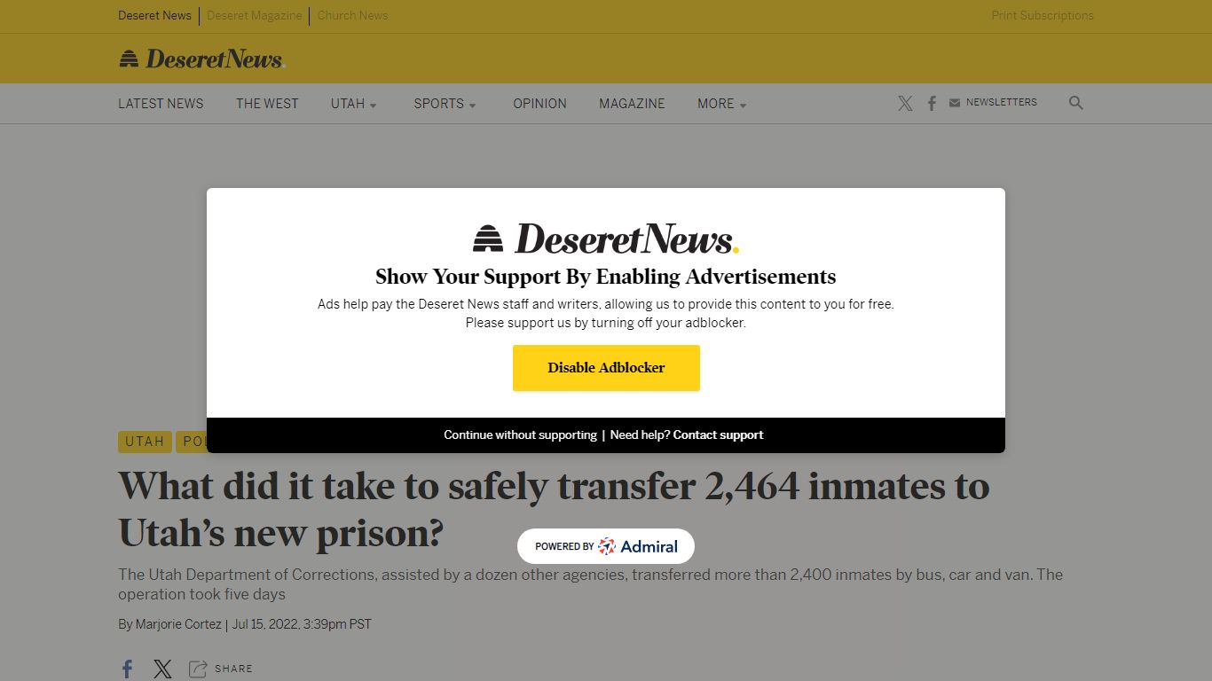 New Utah State Prison is open: All inmates transferred to new facility ...