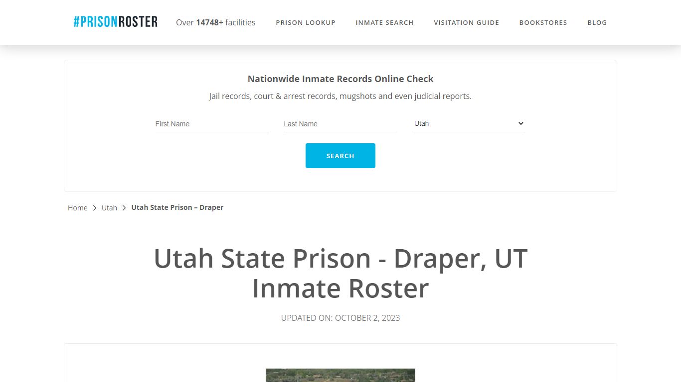 Utah State Prison - Draper, UT Inmate Roster - Prisonroster
